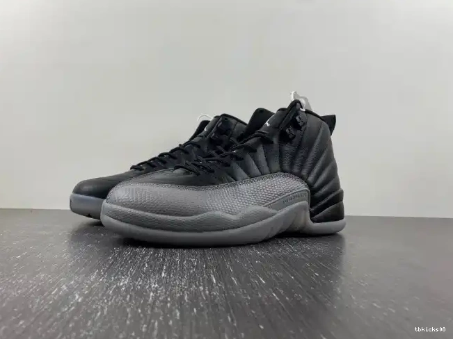 Rep TBkick 12 CT8013-019 Grey Air Wolf Jordan Black 0618